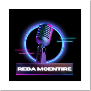 Reba Mcentire // Old Mic Posters and Art